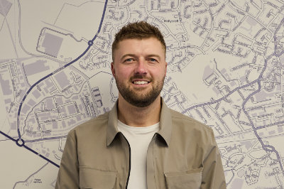 A photograph of Jamie Scrivins